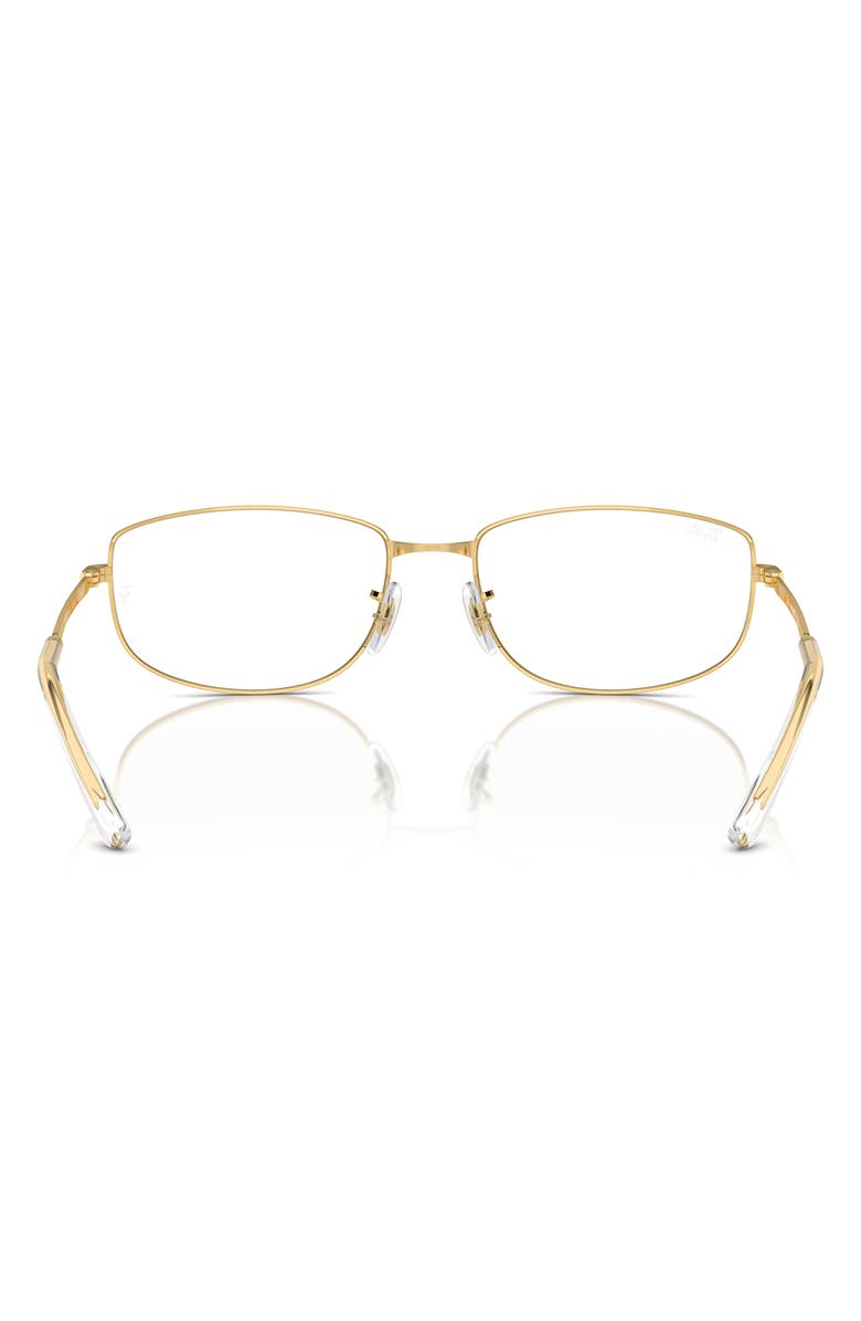 Ray-Ban 56mm Irregular Optical Glasses, Alternate, color, 