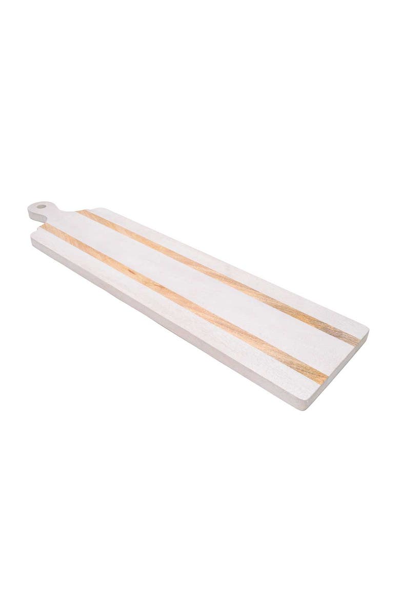 Maeve Striped Wood Board Oversized 36", Main, color, Brown