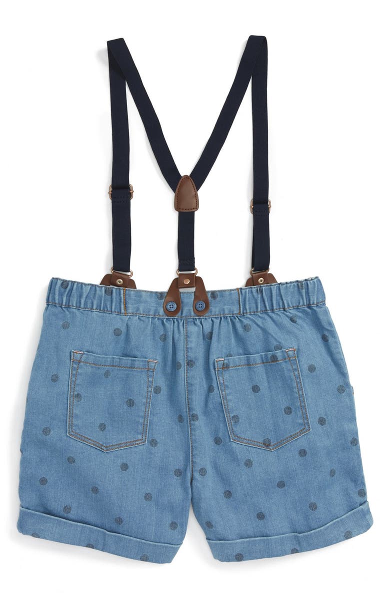 Mini Boden 'The Everyday' Suspender Shorts, Main, color, 