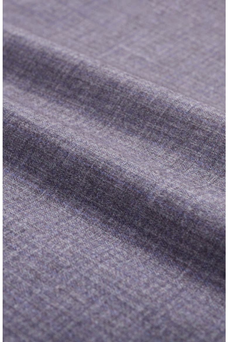 Julian Shaped Fit Brushed Mélange Button-Up Shirt, Alternate, color, AMETHYST