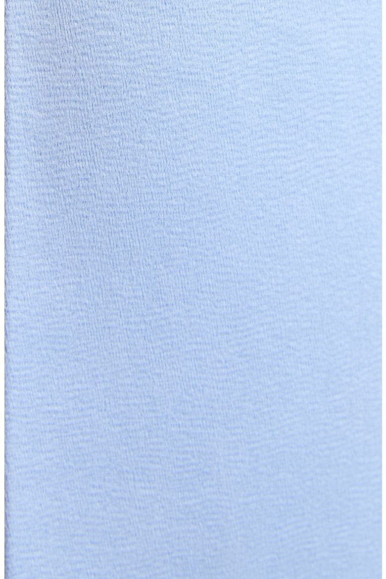 Washed Cotton & Silk Duchesse Satin Jacket, Alternate, color, MINERAL BLUE