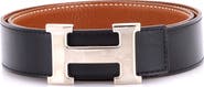 Pre-Owned Hermes Constance Reversible Belt Leather Medium