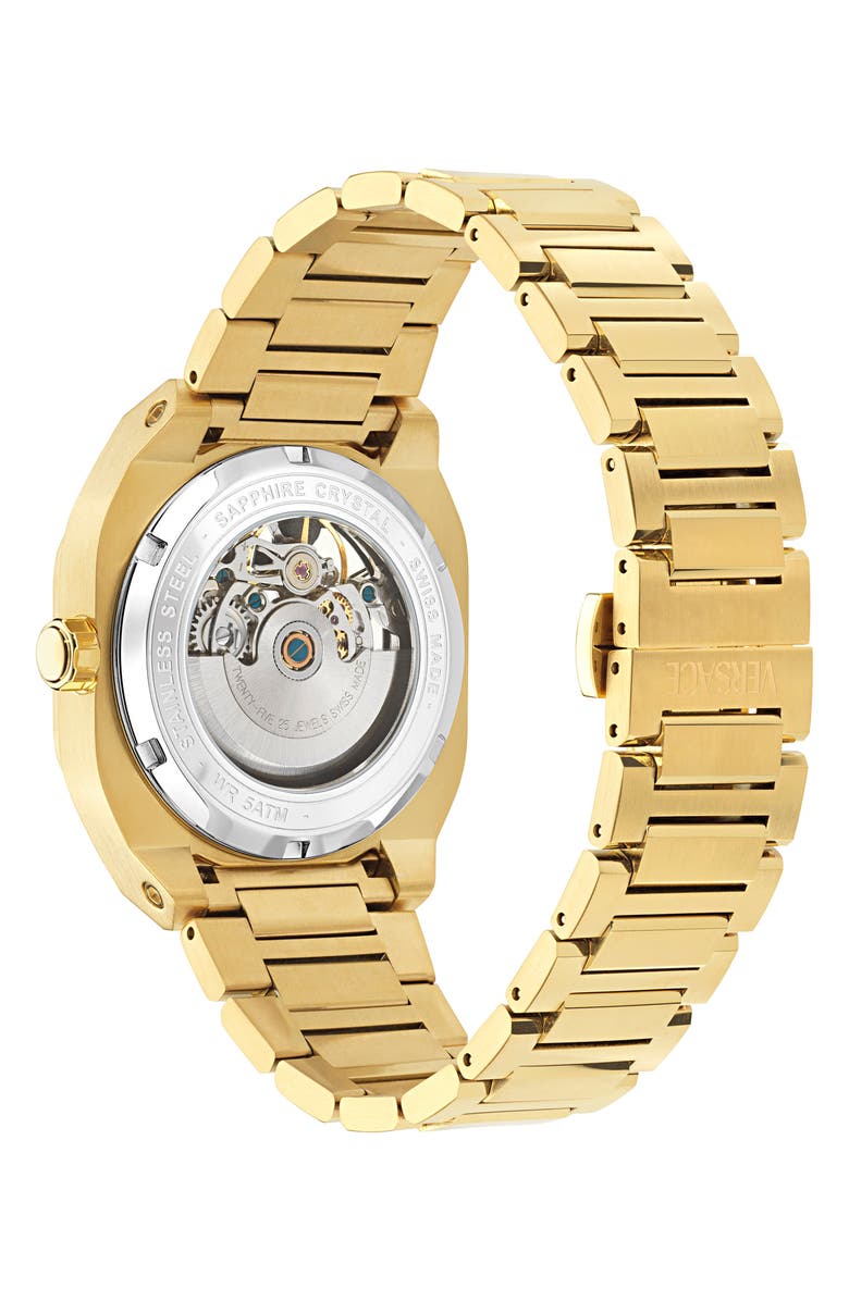 Versace V-Contempo GMT Bracelet Watch, 40mm, Alternate, color,