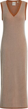 Varley Albane Knit Cotton Midi Dress