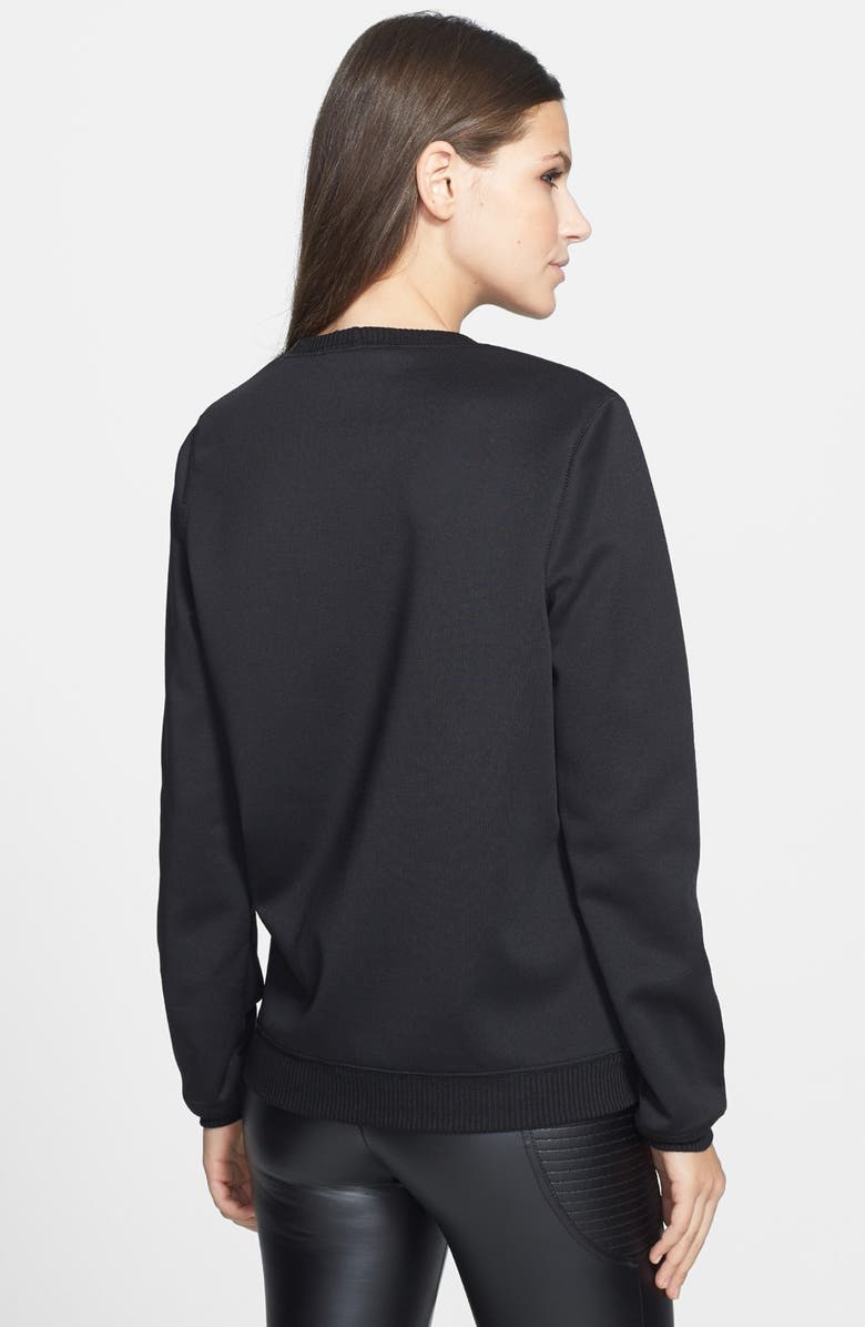 WAYF Graphic Print Neoprene Sweatshirt, Alternate, color, 