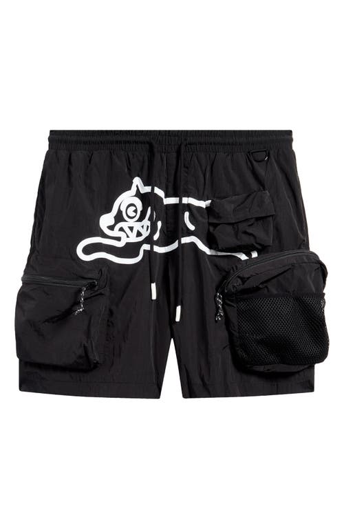ICECREAM ICECREAM RUNNING DOG GRAPHIC CARGO HIKER SHORTS 