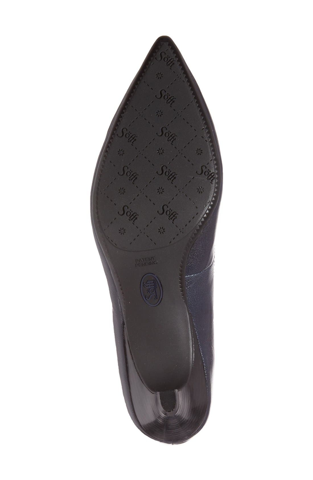 'Altessa' Pump, Alternate, color, PEACOAT NAVY LEATHER