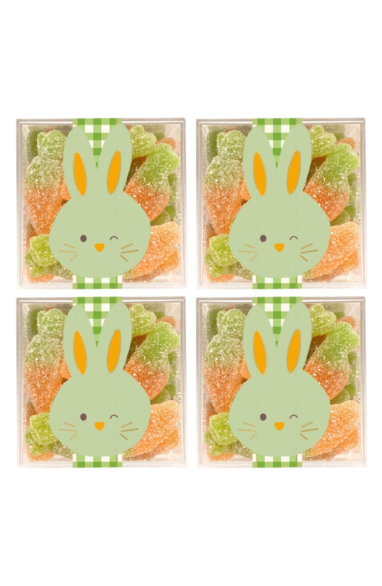 sugarfina Green Bunny Set of 4 Baby Carrots Candy Cubes, Main, color,