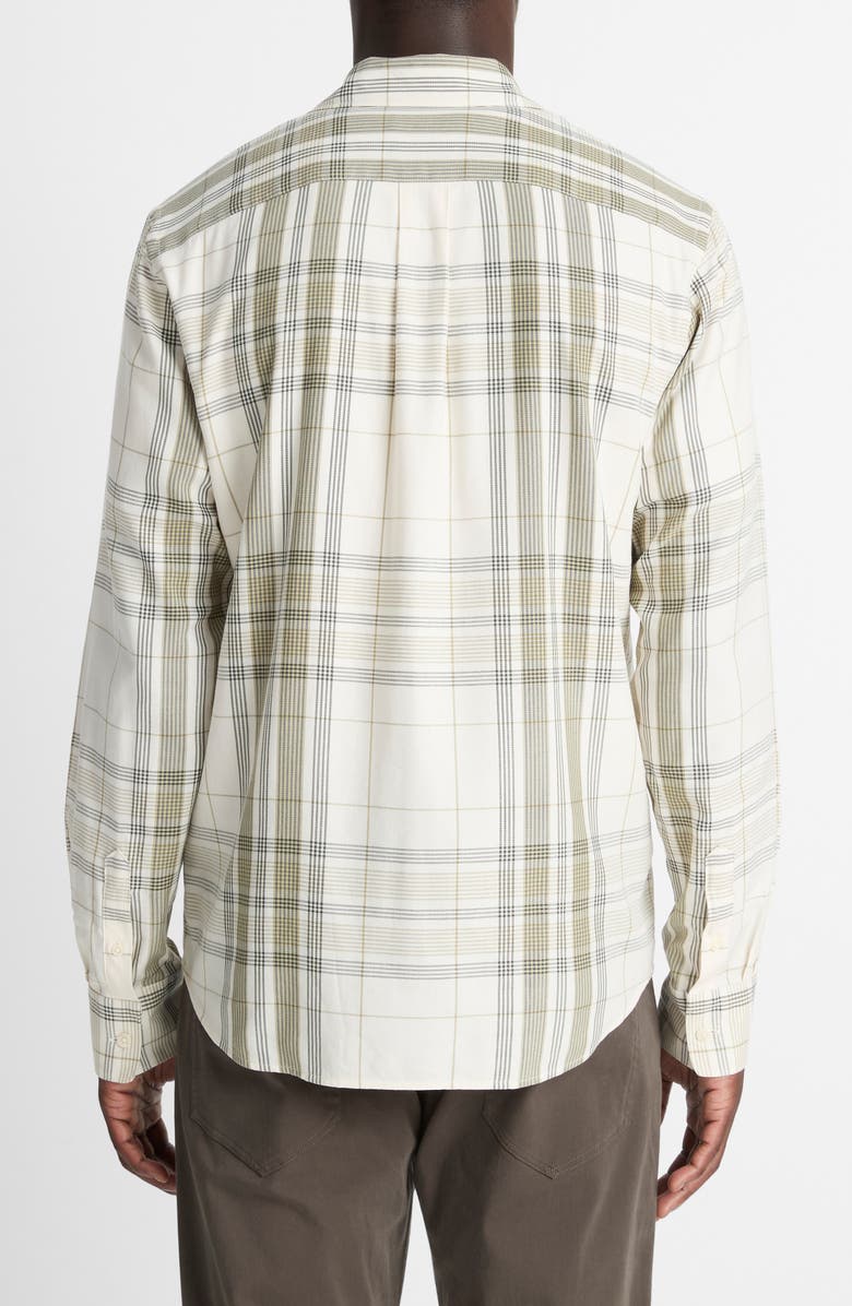 Vince Dunluce Plaid Button-Up Shirt, Alternate, color, 348Bdg-Blanco/Driver Green