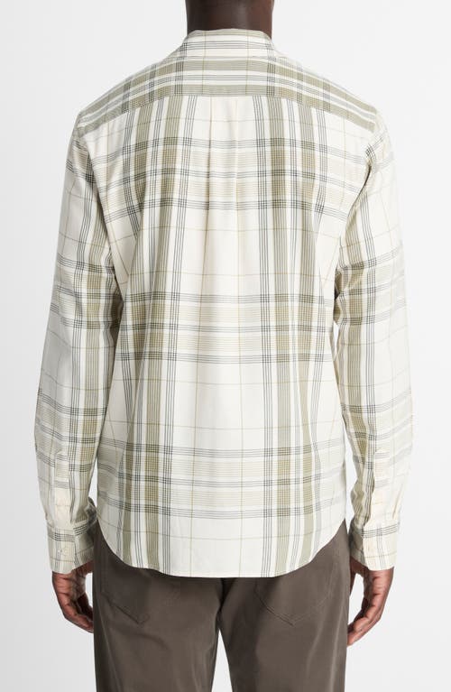 Vince Dunluce Plaid Button-up Shirt In Neutral
