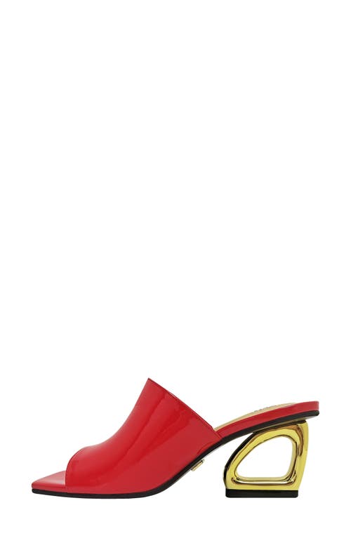 Ninety Union Florence Square Toe Mule In Red