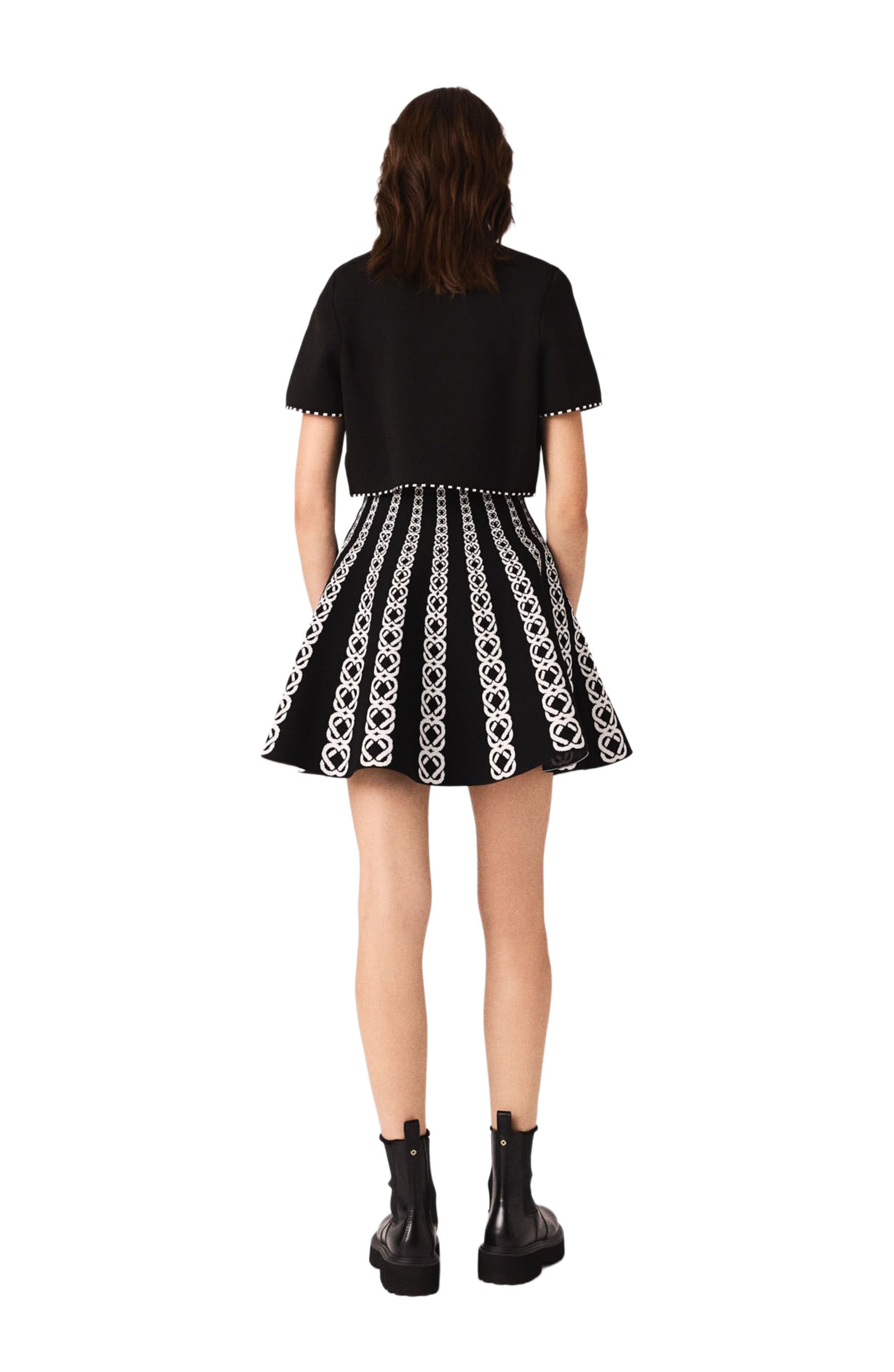 Cropped short sleeve cardigan - image 2