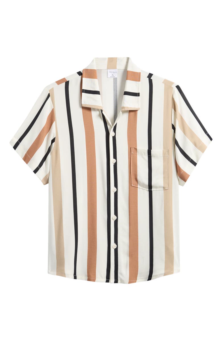 PacSun Kids' Jonny Stripe Camp Shirt, Main, color, 