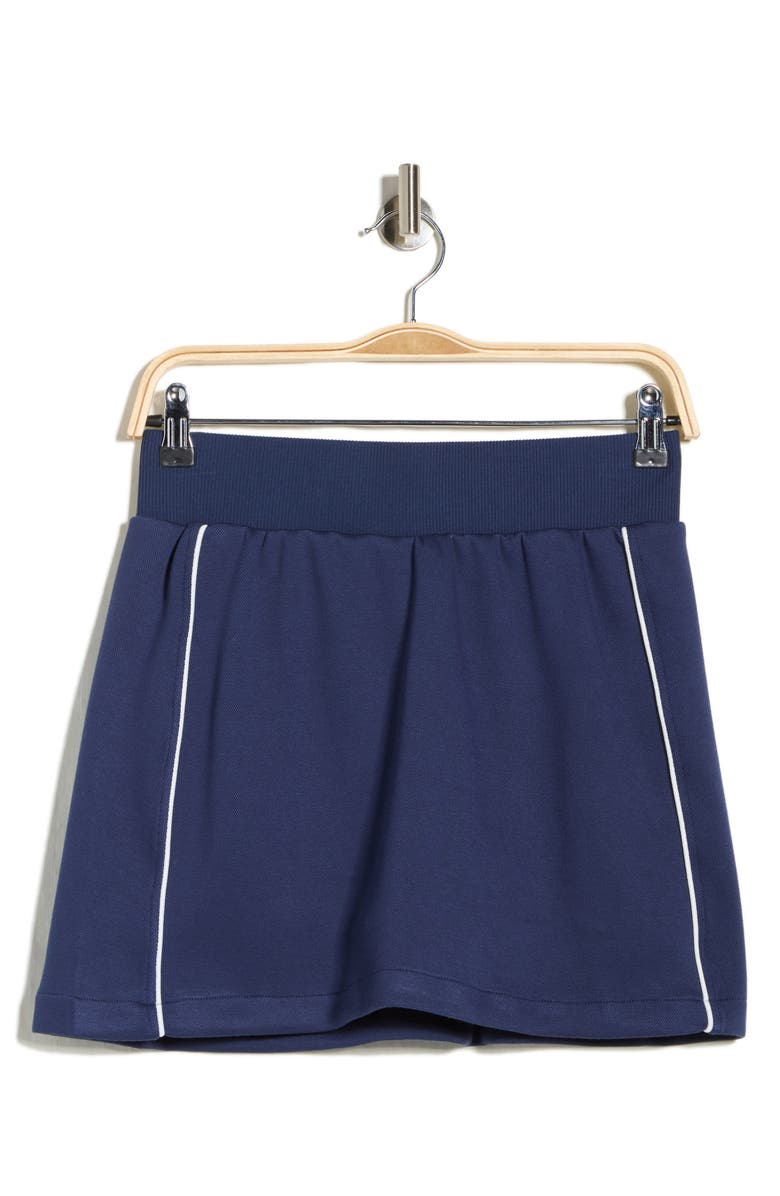 YOGALICIOUS Pique Acea Piped Skirt, Main, color, Naval Blue