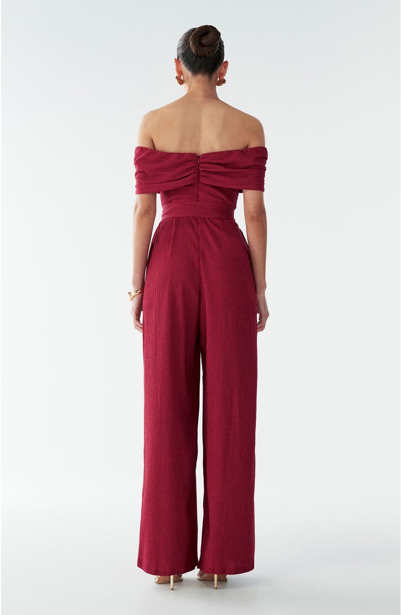 BWLDR Ava Jumpsuit, Alternate, color, Burgundy