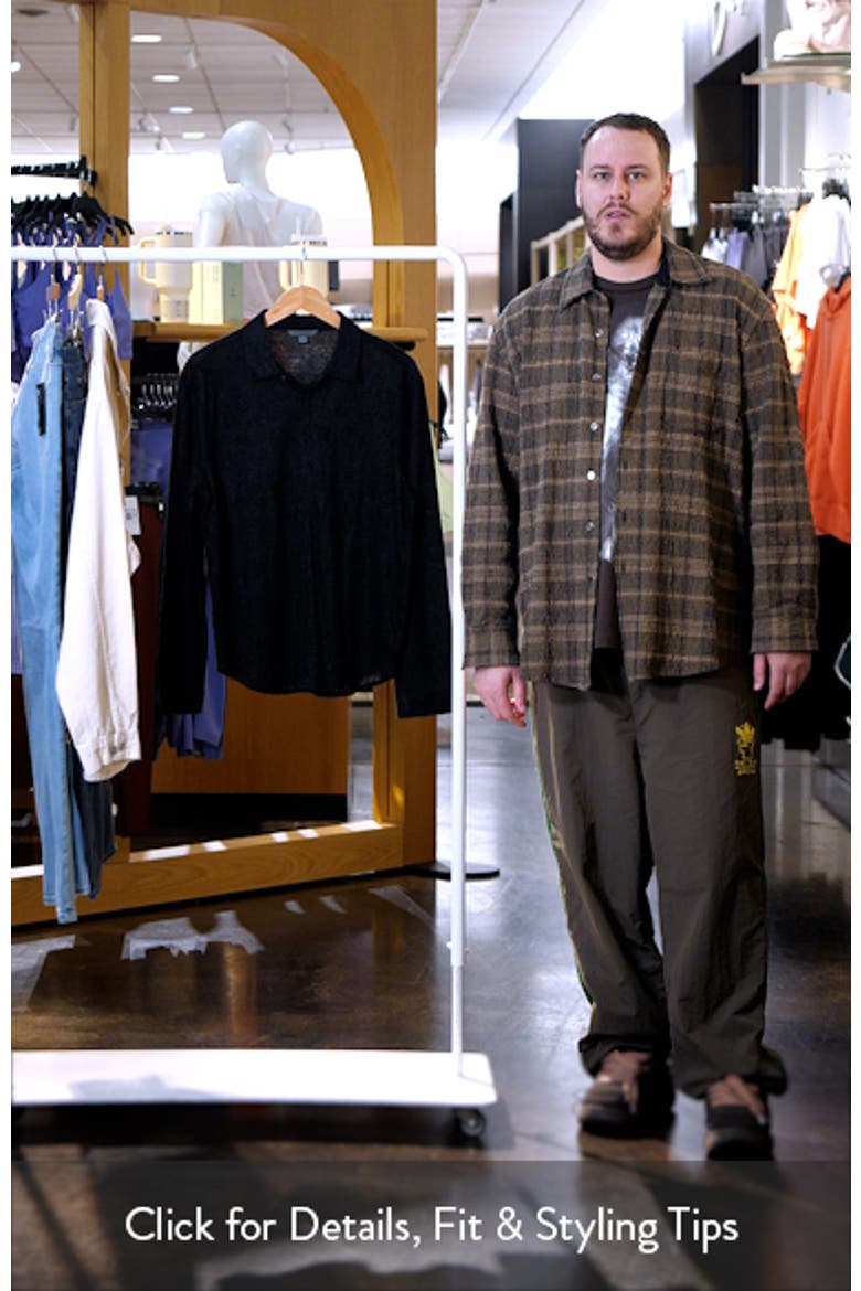 Carrilho Regular Fit Knit Linen Button-Up Shirt video