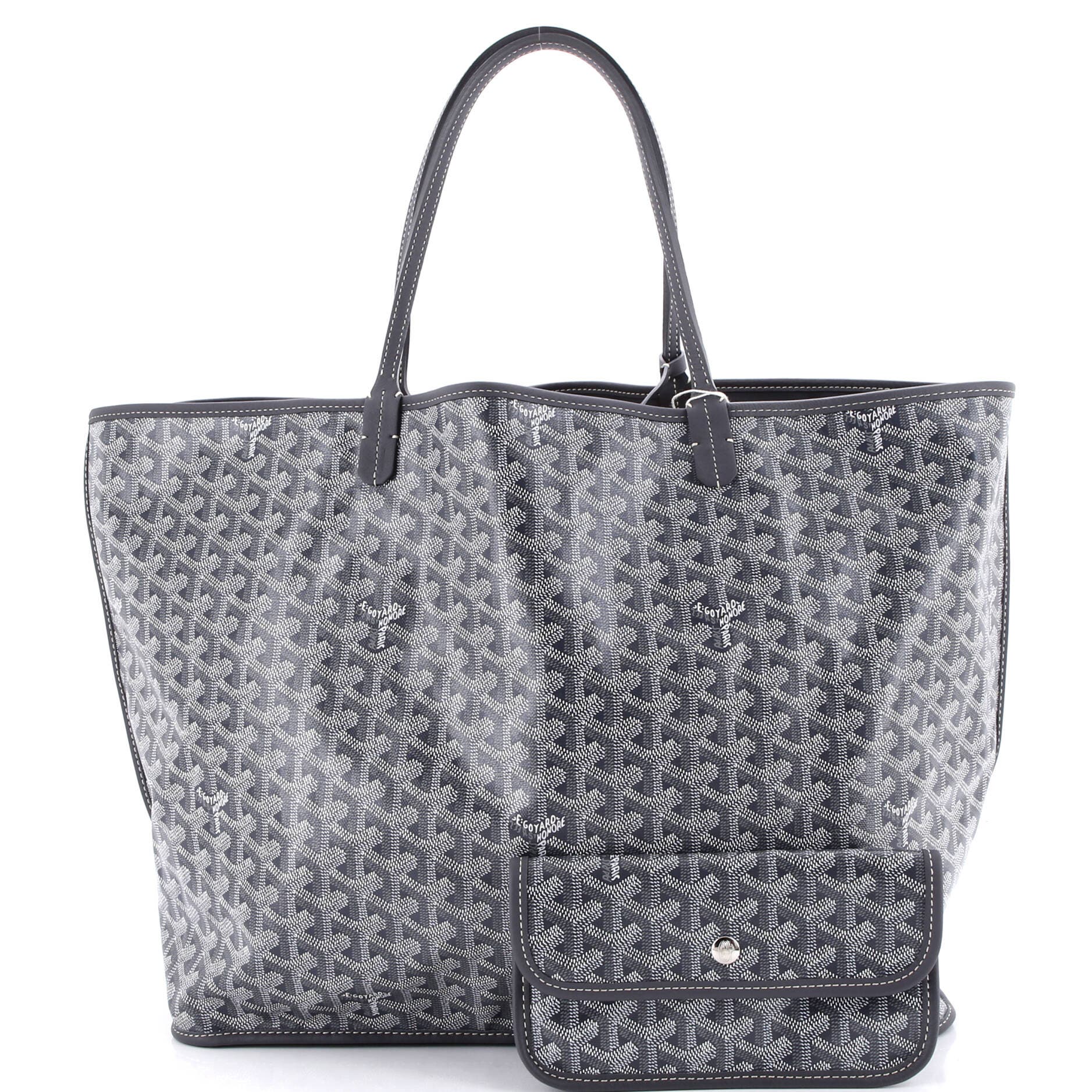 Pre-Owned Goyard Anjou Reversible Tote Coated Canvas GM, Alternate, color, 