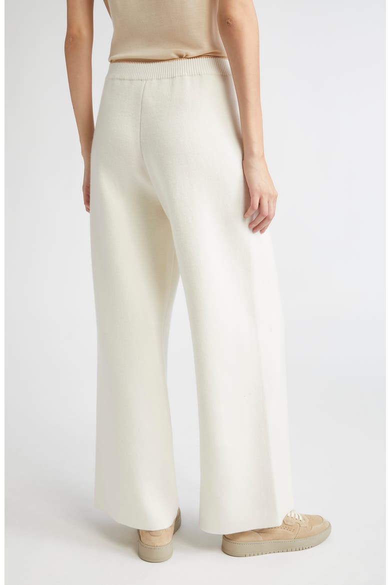 Cashmere Blend Wide Leg Pants, Alternate, color, 150 CREAM