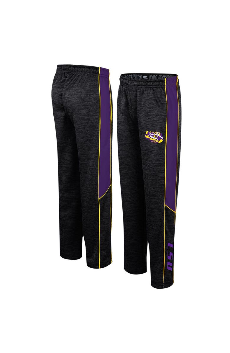 COLOSSEUM Youth Colosseum Black LSU Tigers Live Hardcore Pants, Main, color, 