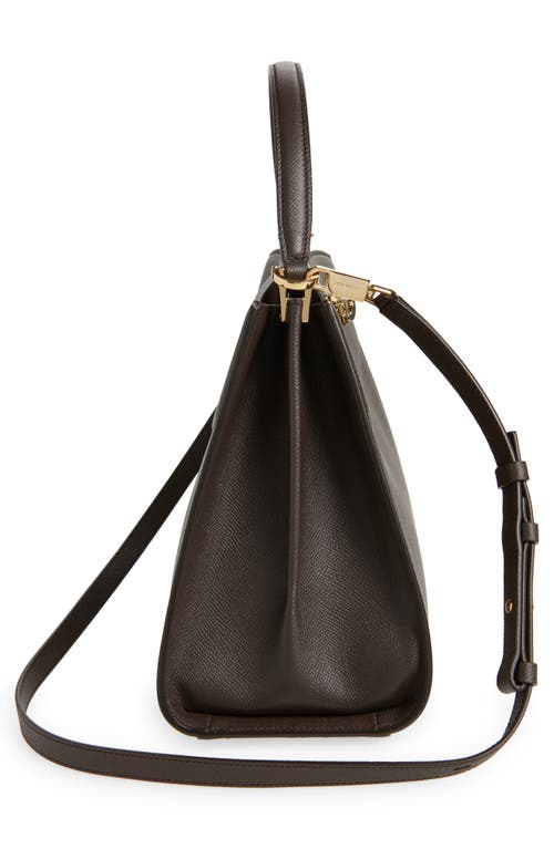 Ferragamo Small Studio Box Leather Top Handle Bag