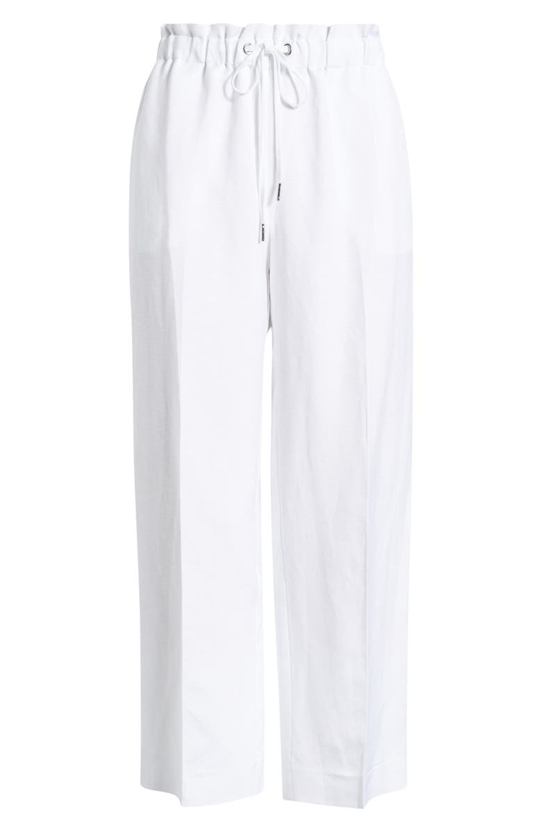 Anne Klein Linen Blend Drawstring Pants, Alternate, color, 