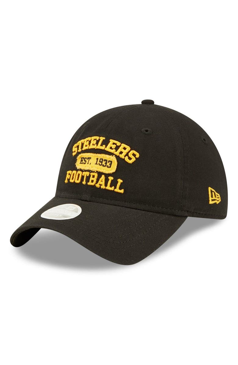 New Era Women's New Era Black Pittsburgh Steelers Formed 9TWENTY Adjustable Hat, Main, color, 