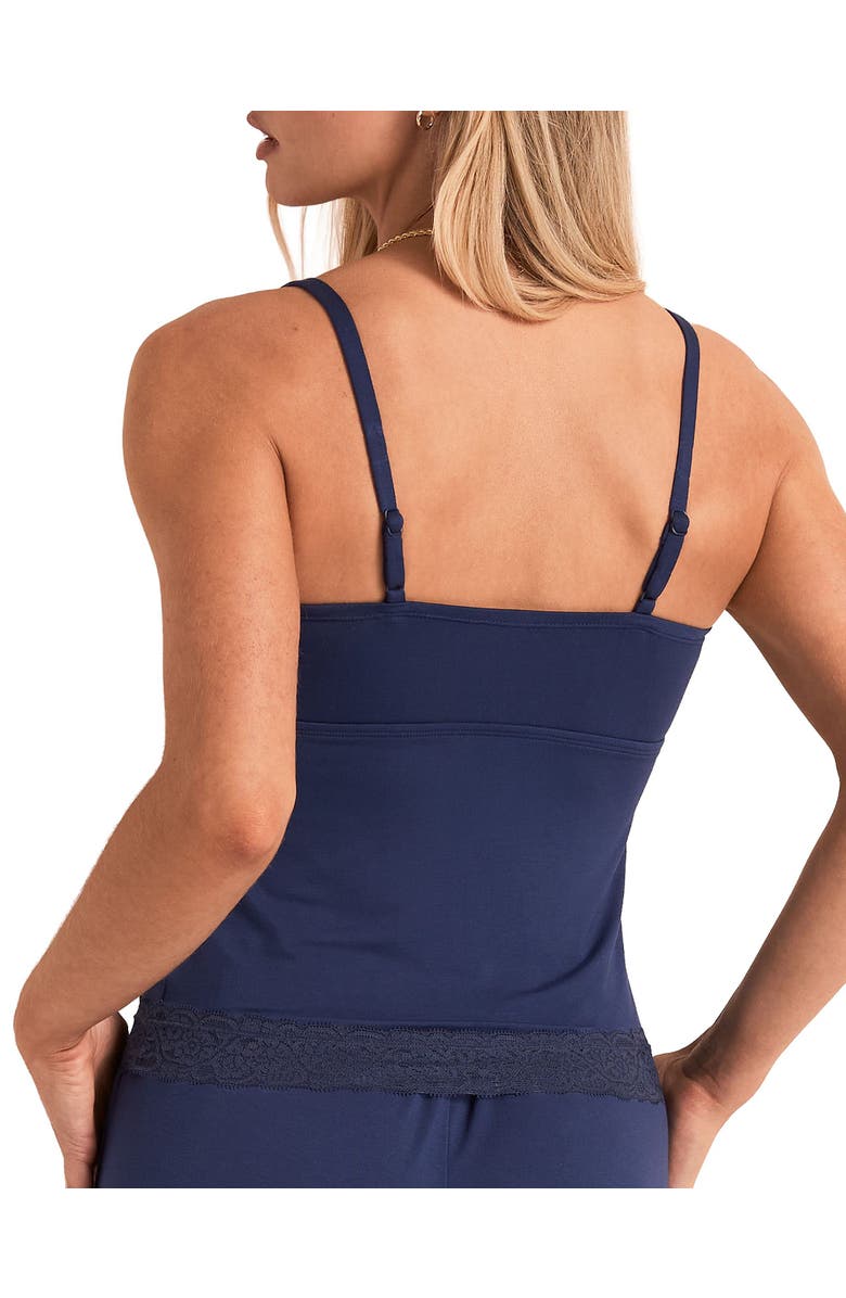 Adore Me Suzanna Pajama Cami And Pants Set, Alternate, color, Dark Blue