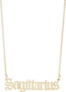 THE SIS KISS Zodiac Pendant Necklace