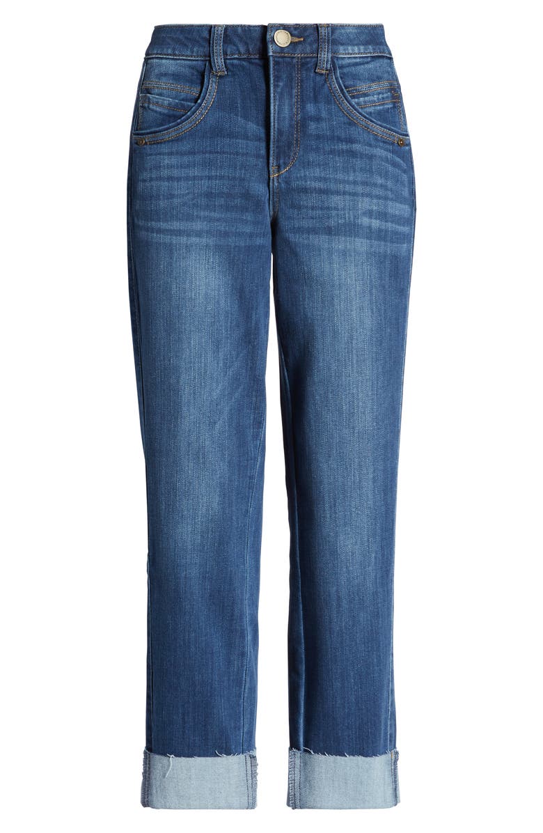 Wit & Wisdom Ab-Solution High Waist Ankle Straight Leg Jeans, Alternate, color,