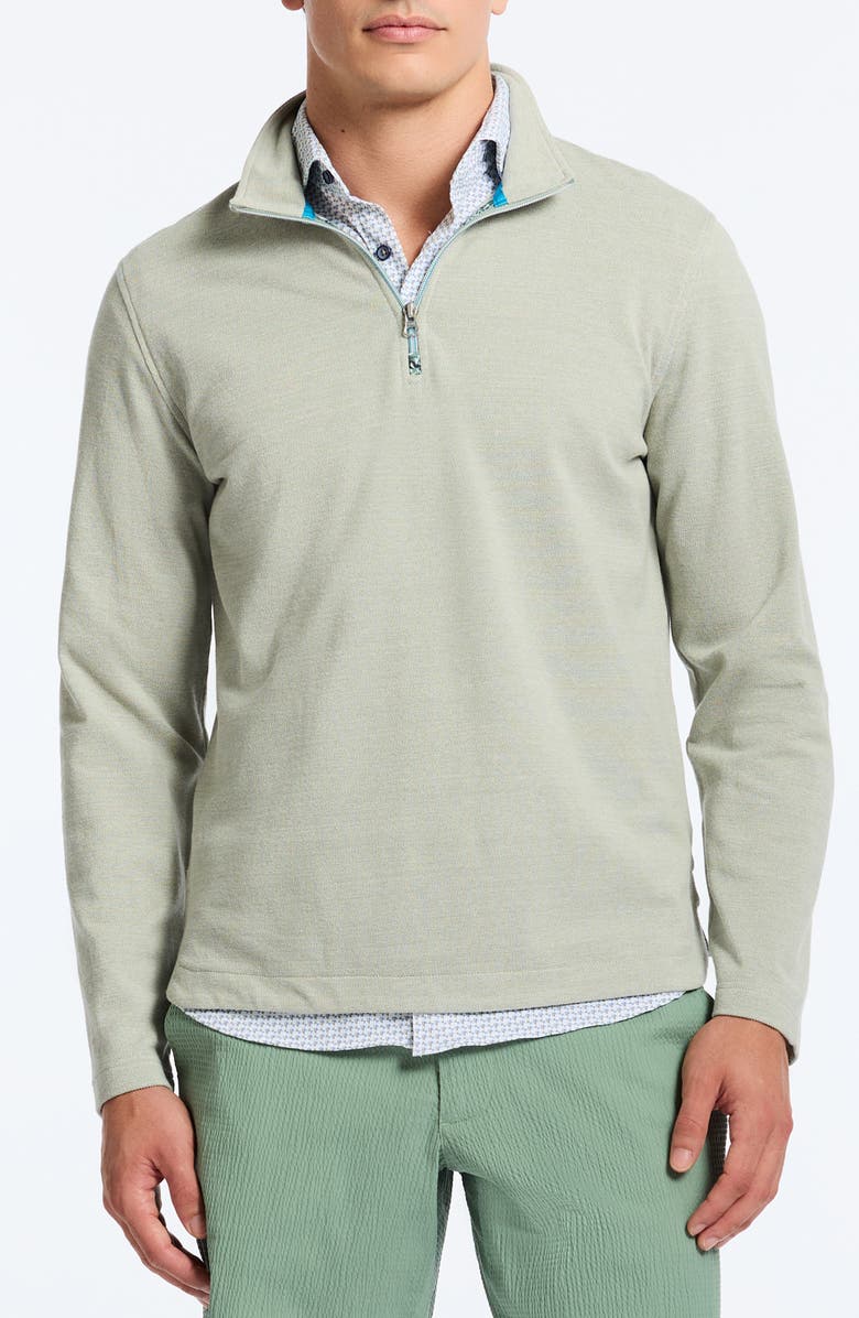 Robert Graham Hobson Quarter Zip Pullover, Main, color, 