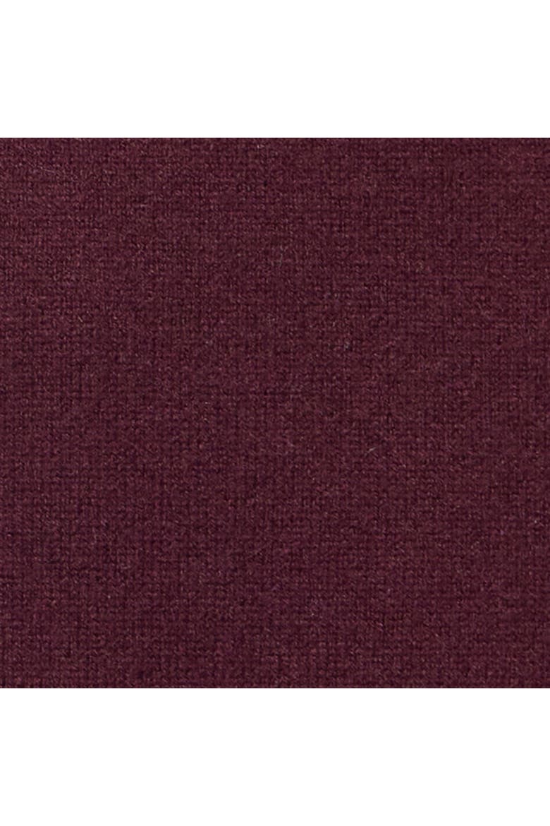 Sleeveless High Neck Knit Top, Alternate, color, Burgundy