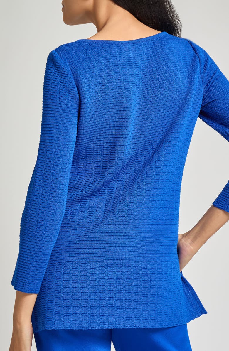 Misook Heritage Fit Tonal Ottoman Knit Tunic, Alternate, color, 