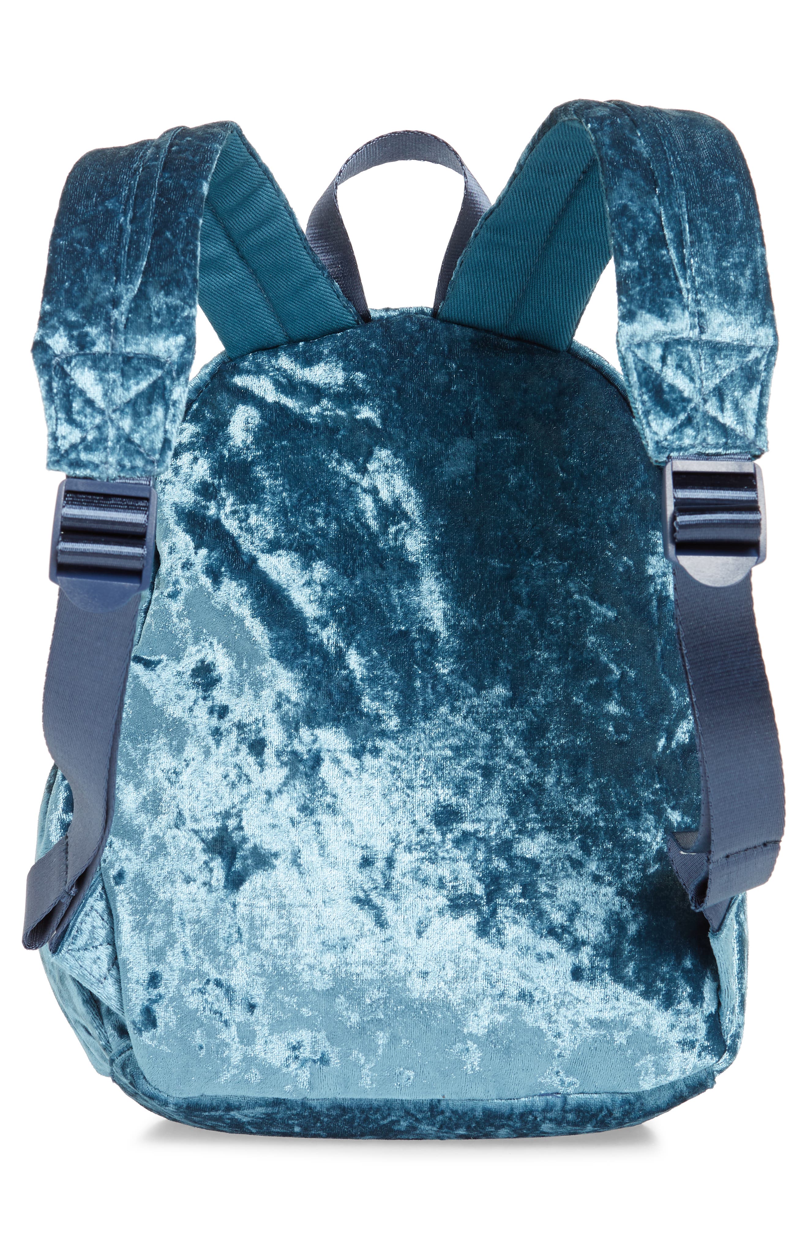 crewcuts by J.Crew Crushed Velvet Backpack, Alternate, color, 