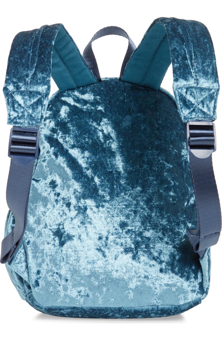 crewcuts by J.Crew Crushed Velvet Backpack, Alternate, color,