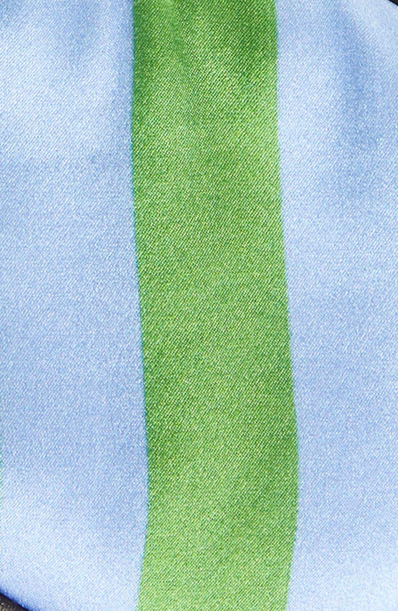 Dusen Dusen Stripe Silk Eye Mask, Alternate, color,