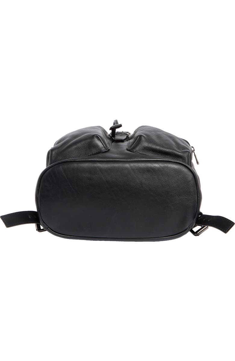Longchamp LC3D Medium Leather Backpack, Alternate, color, Black