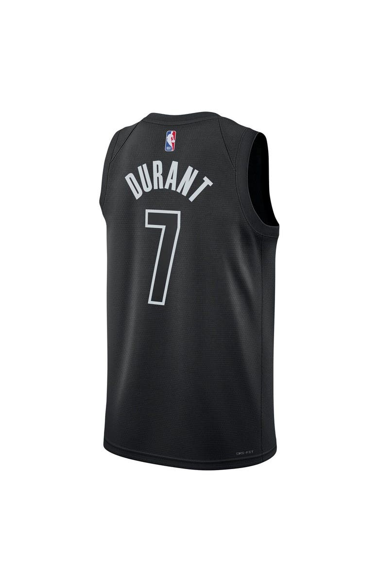 Jordan Brand Unisex Jordan Brand Kevin Durant Black Brooklyn Nets Swingman Jersey - Statement Edition, Alternate, color, 