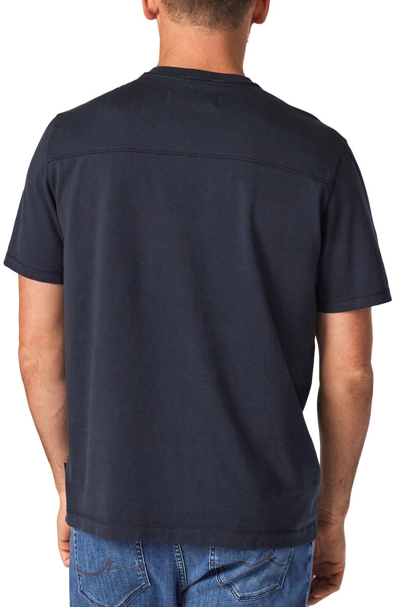 34 Heritage Deconstructed V-Neck Pima Cotton T-Shirt, Alternate, color, Blueberry