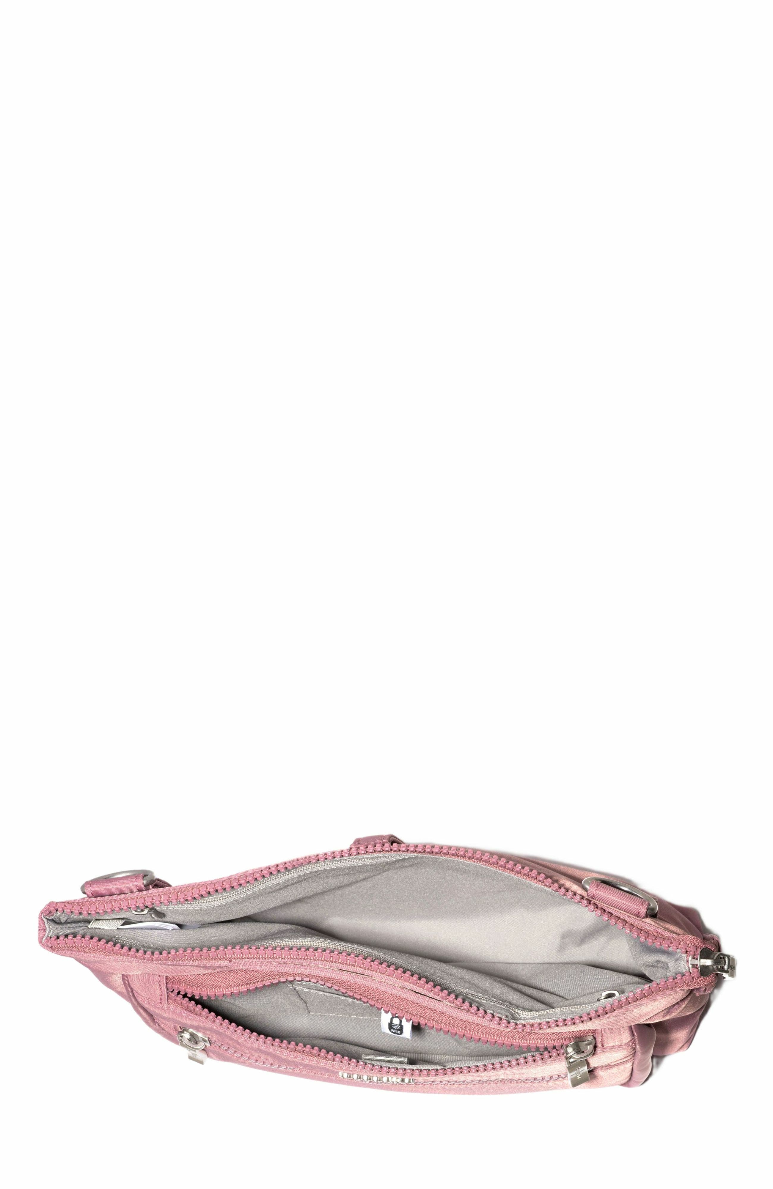 Pocket Belt Bag Convertible Crossbody Waist Pack, Alternate, color, Mauve Twill