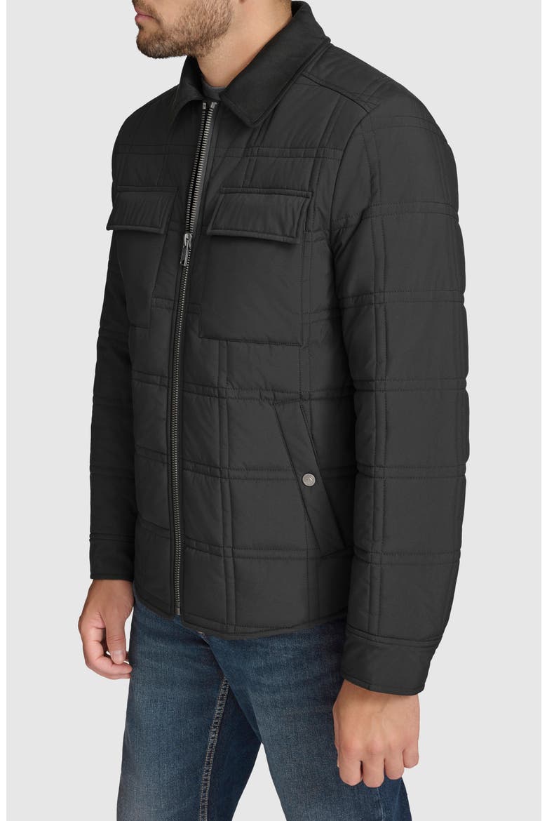 Hudson Quilted Jacket, Alternate, color, BLACK