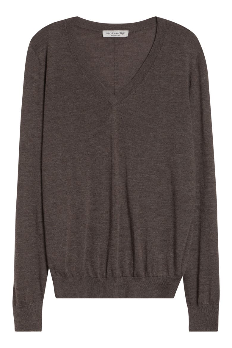 Beatrice Superfine Cashmere Sweater, Alternate, color, ASH