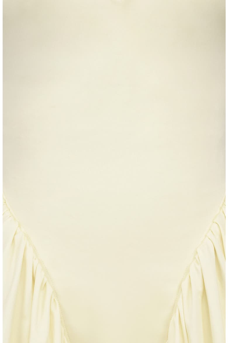 Marilyn Halter Cotton Blend Midi Sundress, Alternate, color, LEMON