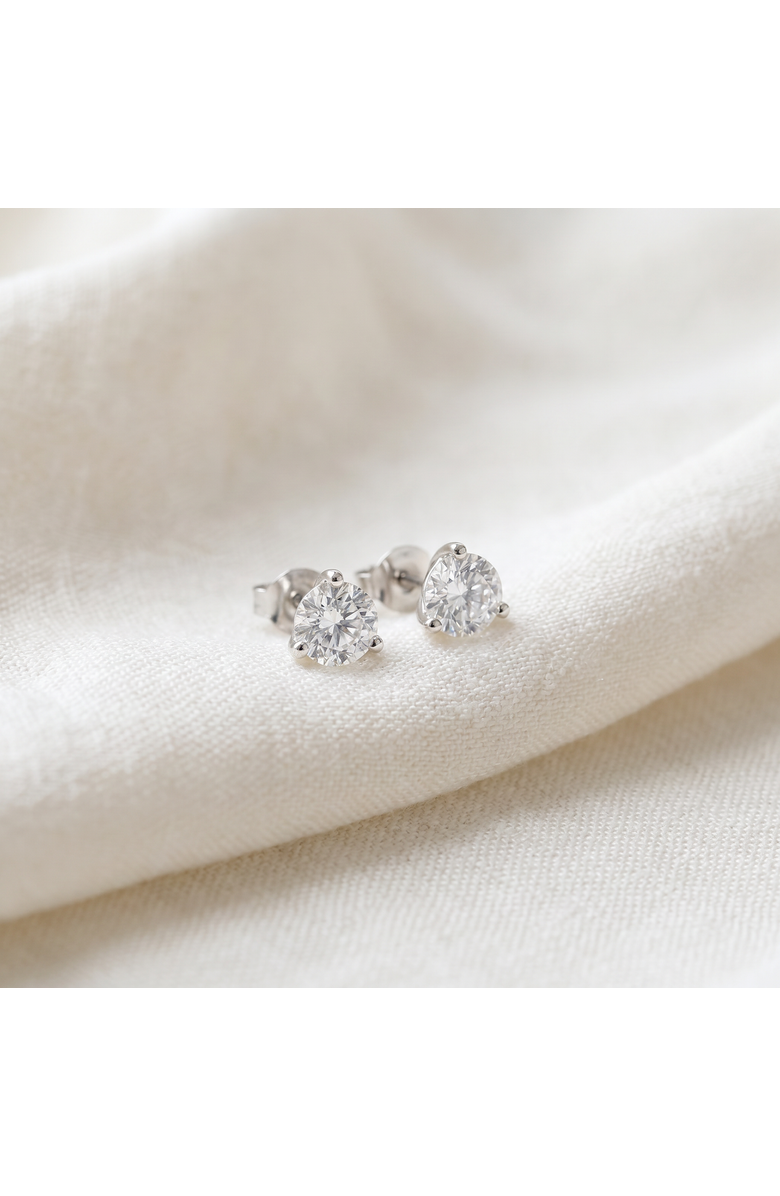 Bliss Diamond 1 1/2 ct TDW Lab Grown Diamond Martni Studs 14k Gold, Alternate, color, 14K White Gold
