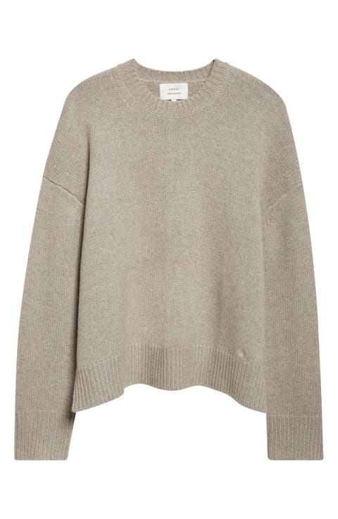 Pia Oversize Cashmere Crewneck Sweater
