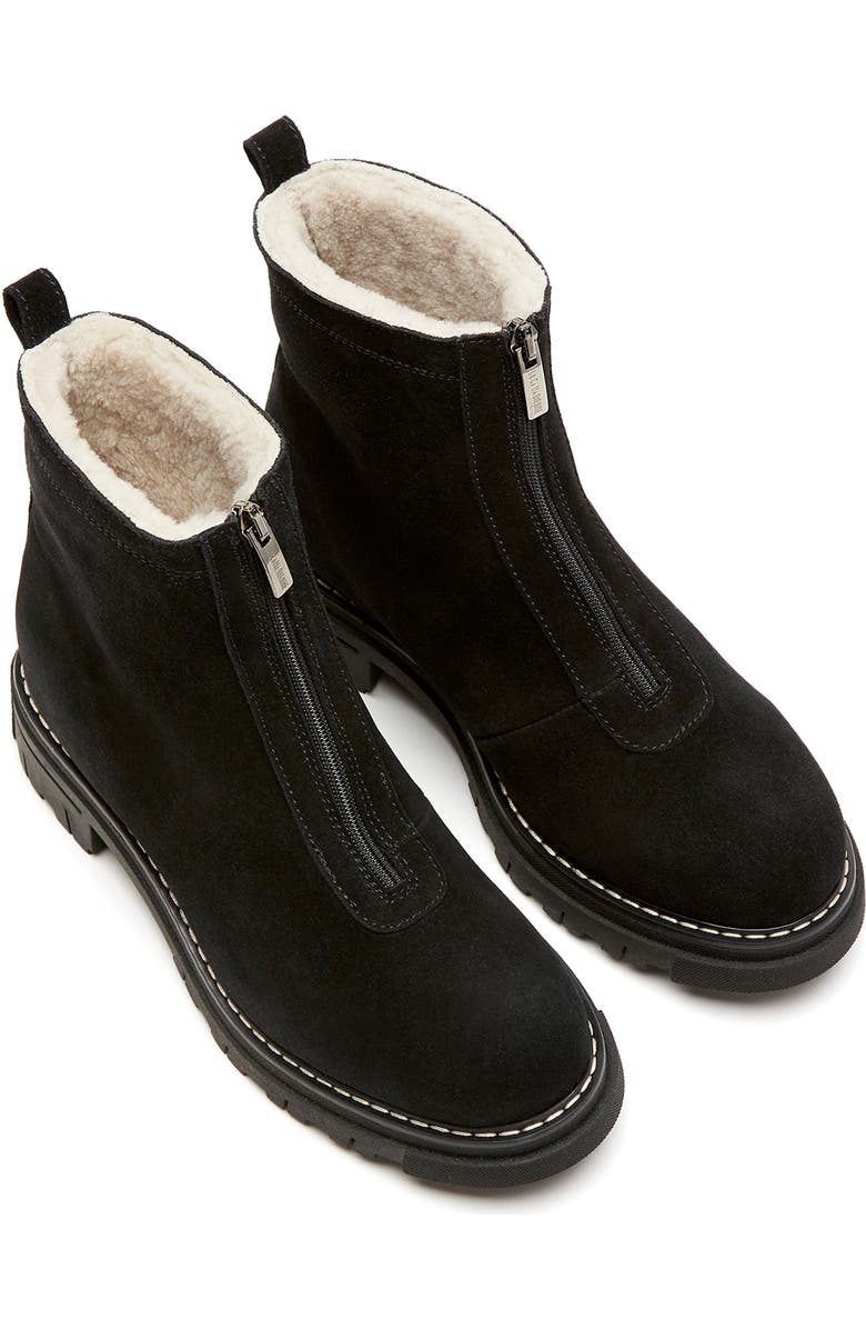 La Canadienne Deon Genuine Shearling Waterproof Bootie, Alternate, color,