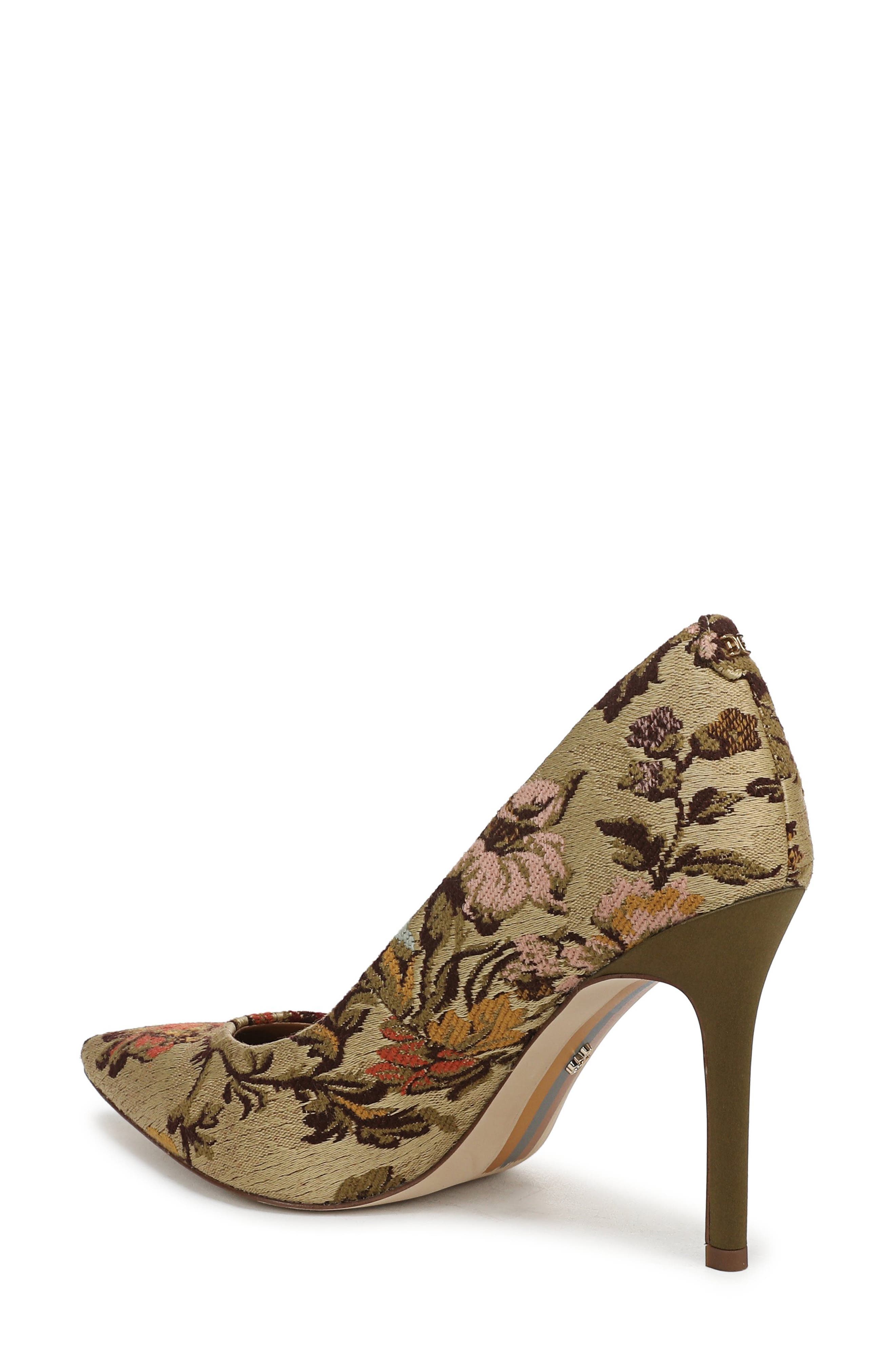 Sam Edelman Hazel Pointed Toe Pump, Alternate, color, Natural Multi Se