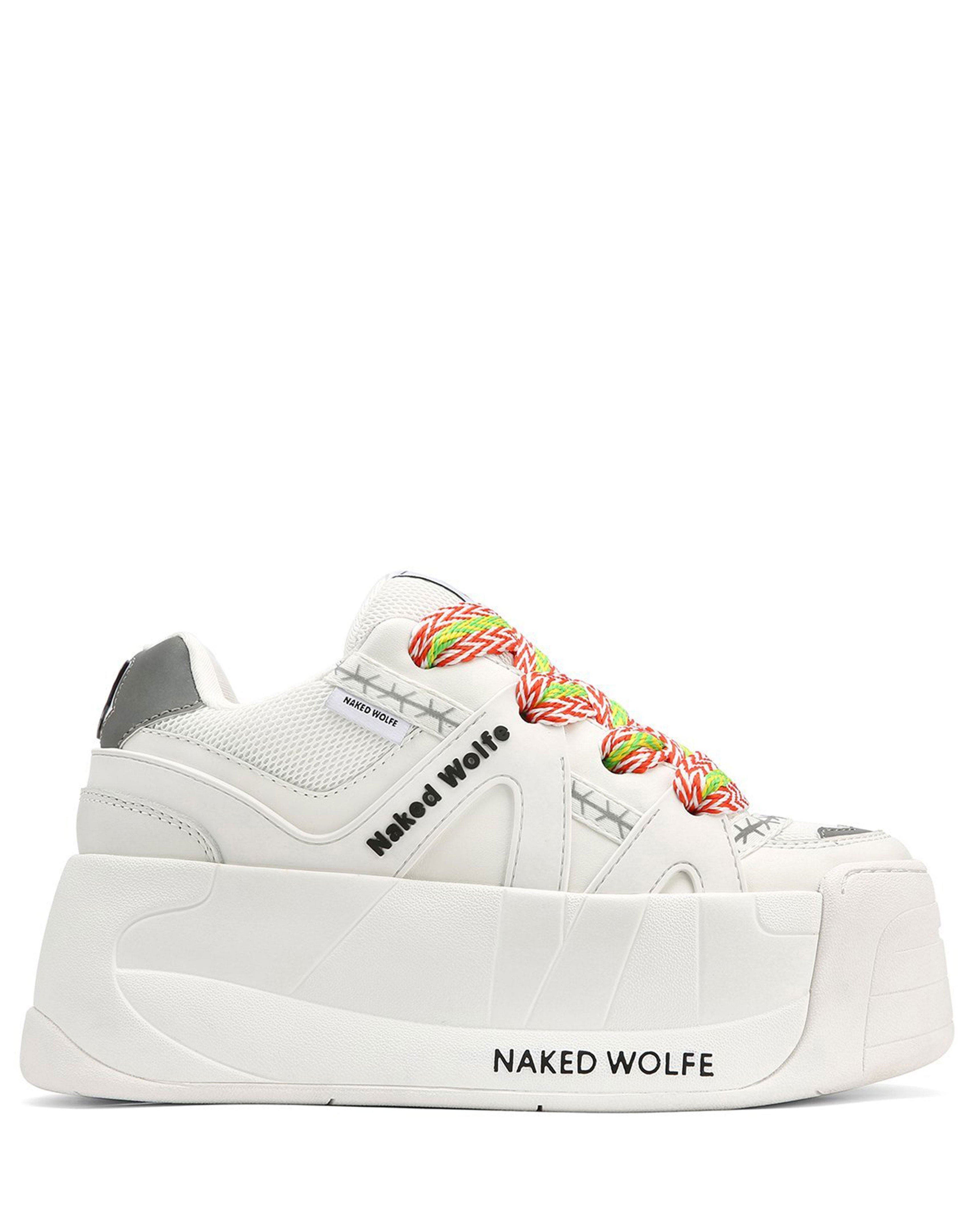 Naked Wolfe Slider Sneaker, Alternate, color, White