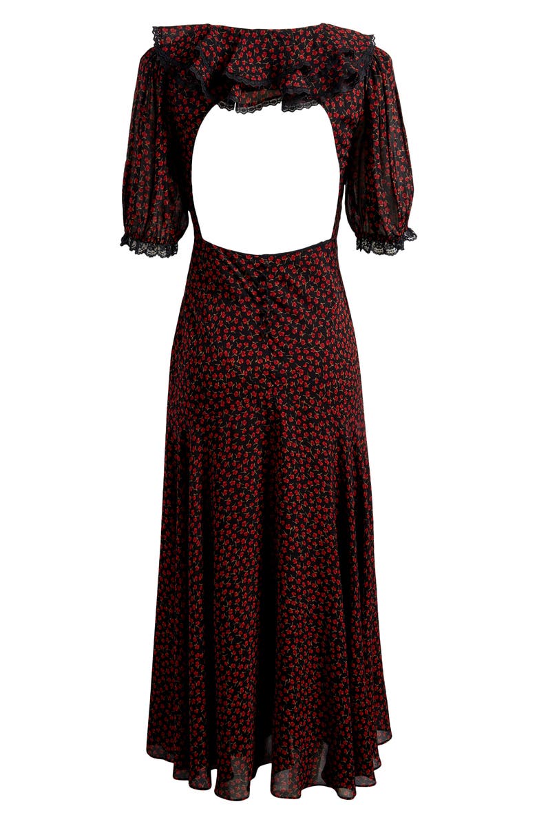 Evra Lace Trim Maxi Dress