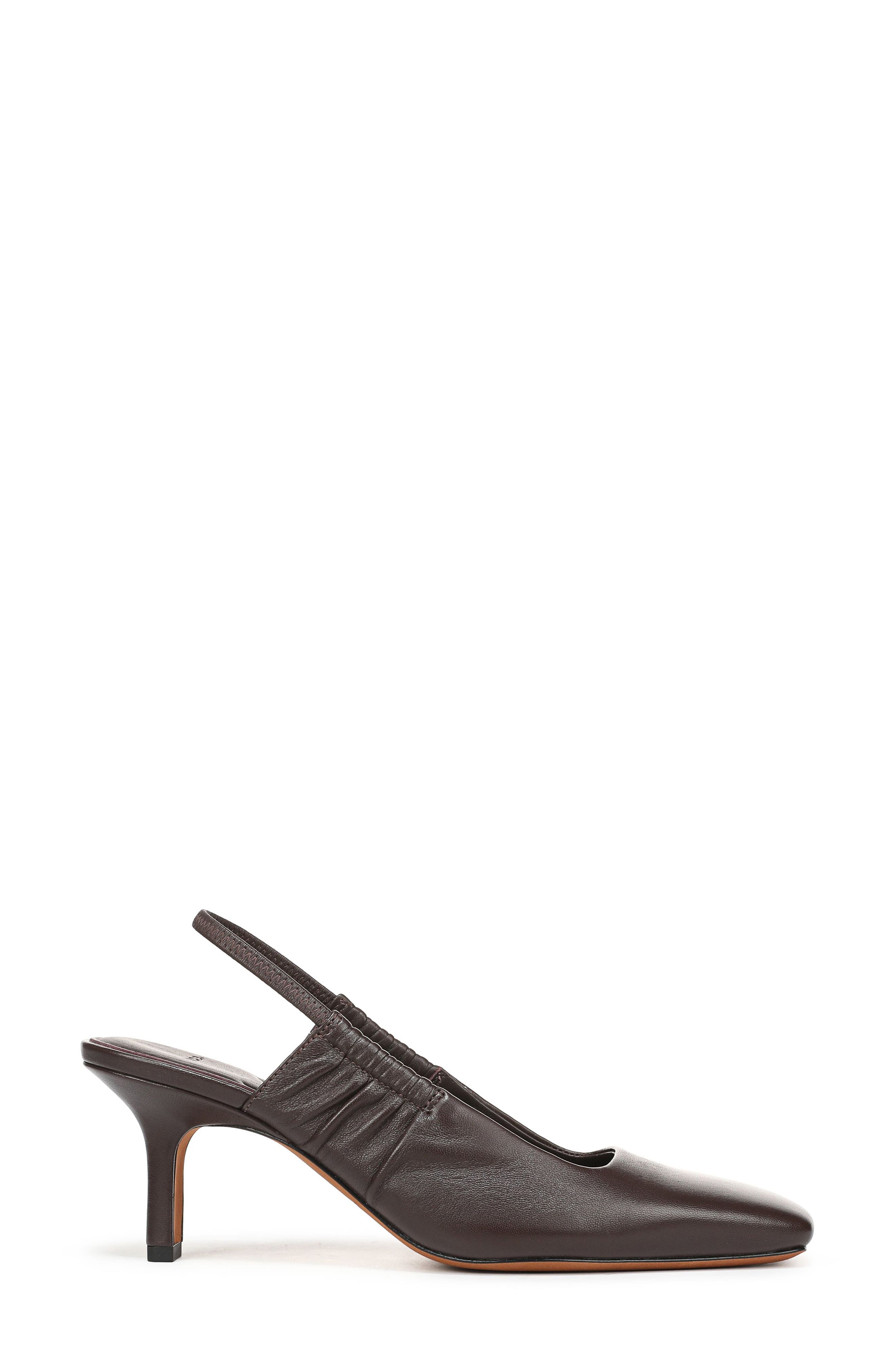 Vince Ven Leather Slingback Pump, Alternate, color, Ganache