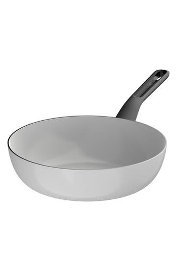 Berghoff Leo Glints Ceragreen Wok Pan In Cream